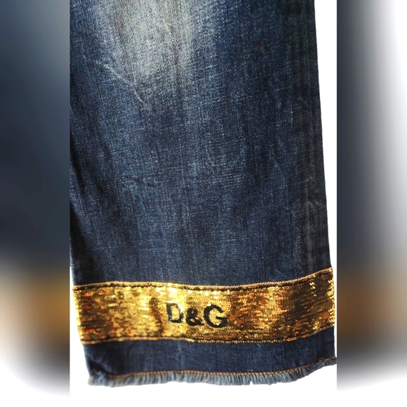 NWT Dolce & Gabbana Denim Jeans with Bling design 💥 - Picture 3 of 9